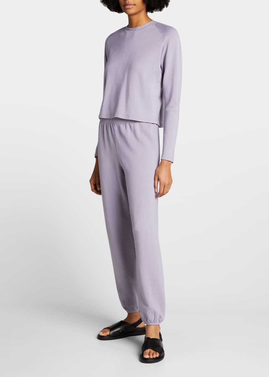 Monrow Super Soft Fleece High Waist Vintage Sweatpants Bergdorf