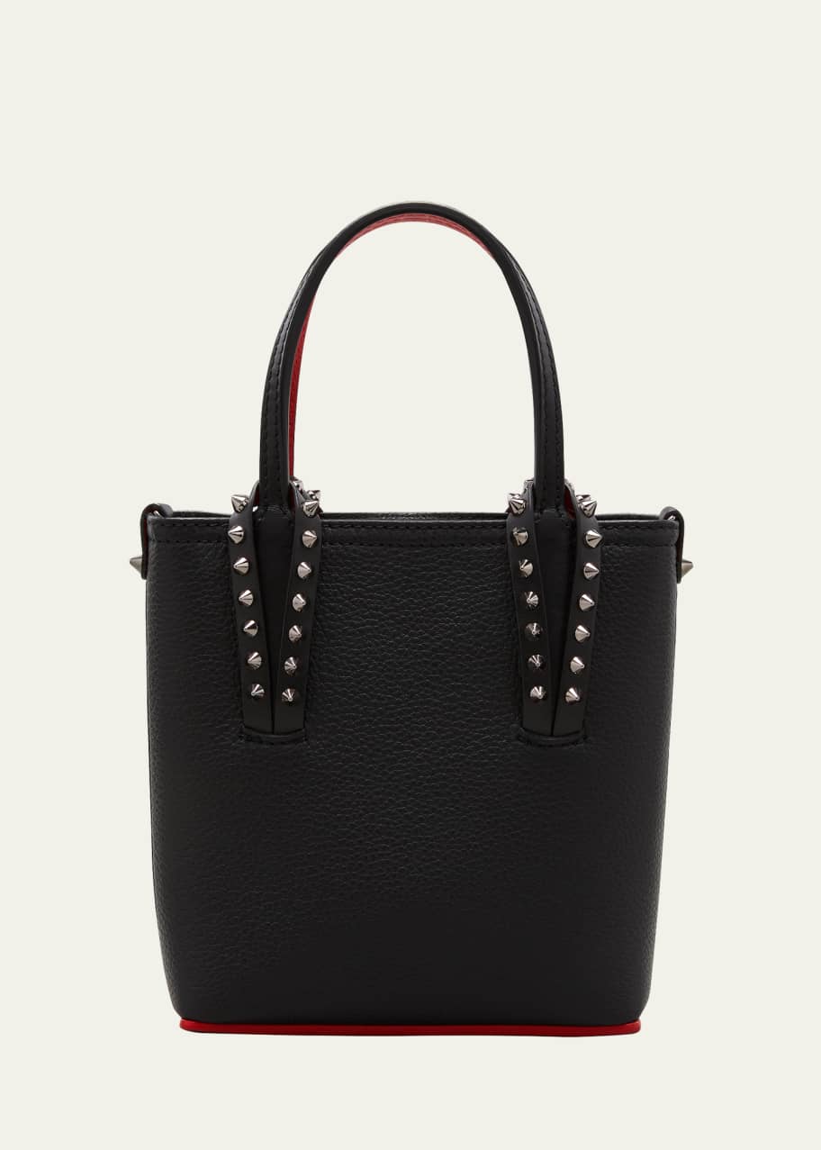 Christian Louboutin Cabata N/S Mini Tote in Grained Leather