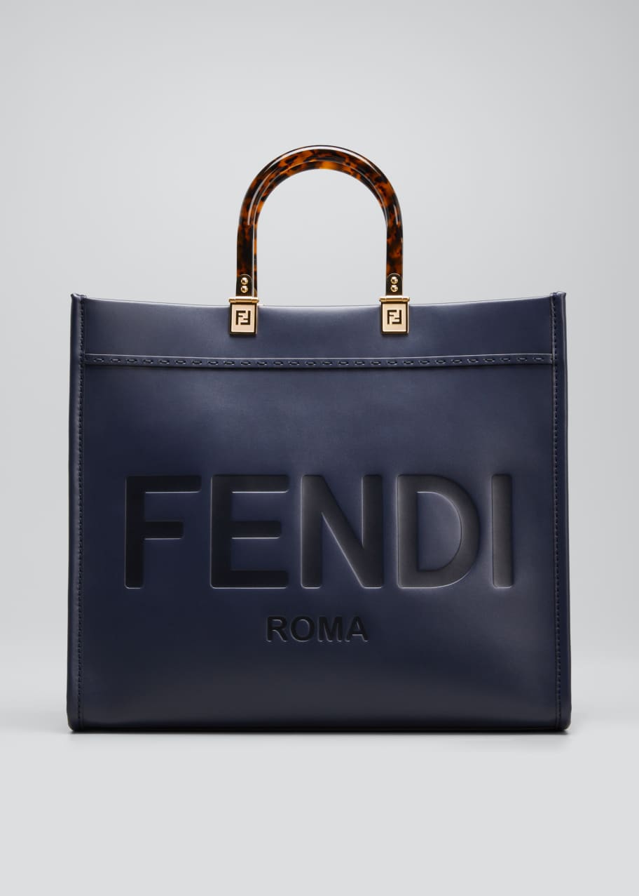 Fendi Sunshine Medium Leather Shopper Tote Bag - Bergdorf Goodman