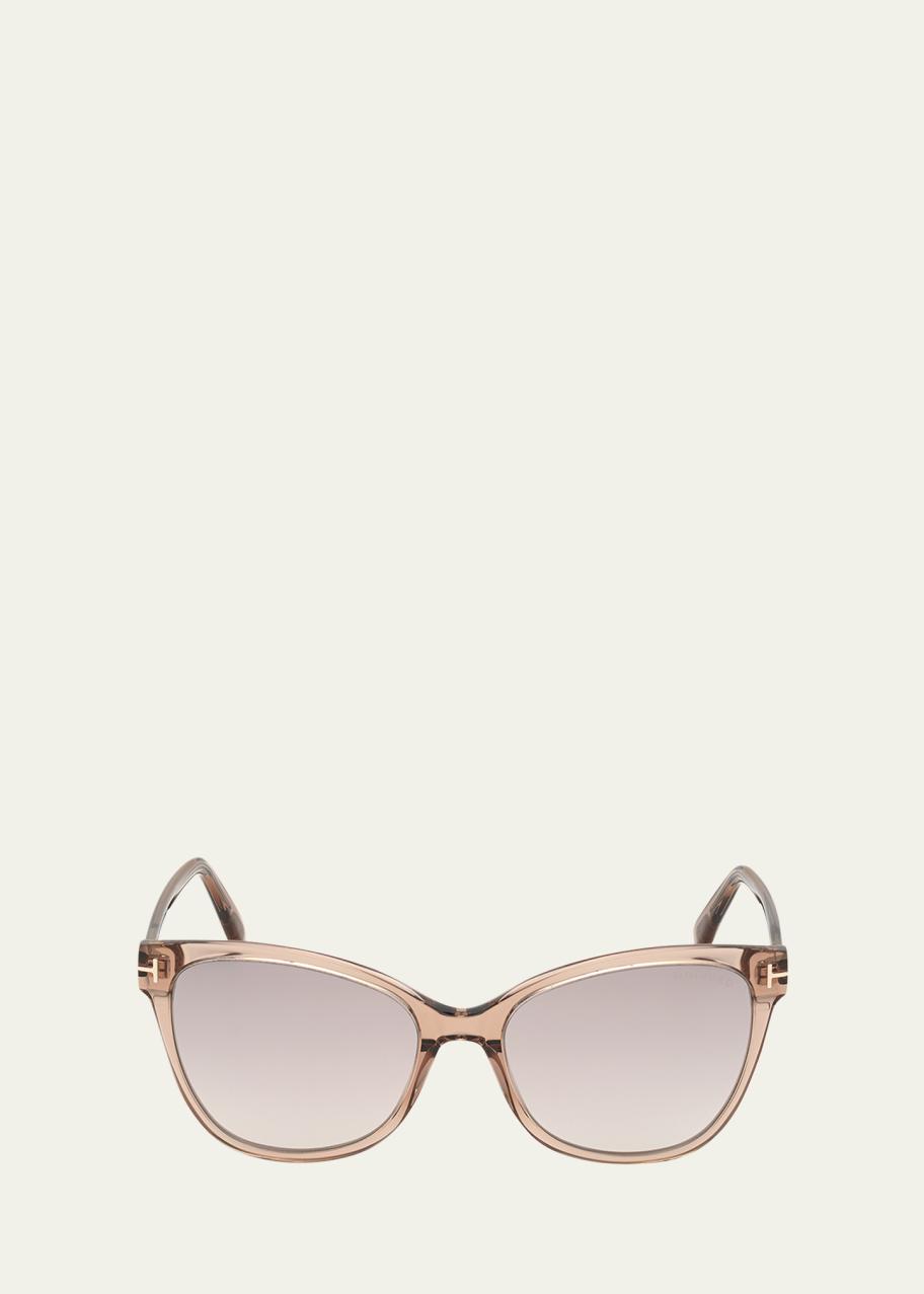 TOM FORD Ani Oversized Acetate Cat-Eye Sunglasses - Bergdorf  display picture 1