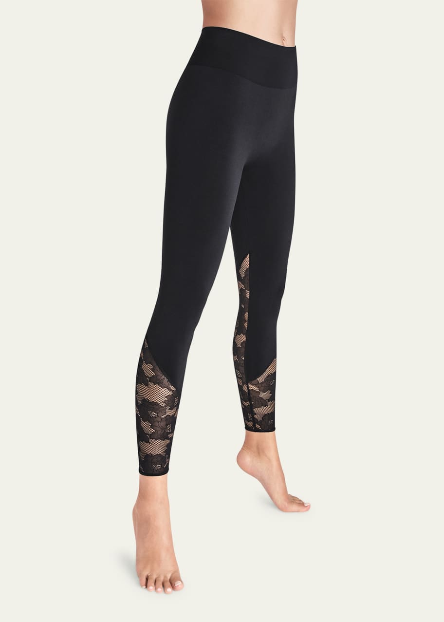 Wolford Perfect Fit Lace Leggings - Bergdorf Goodman