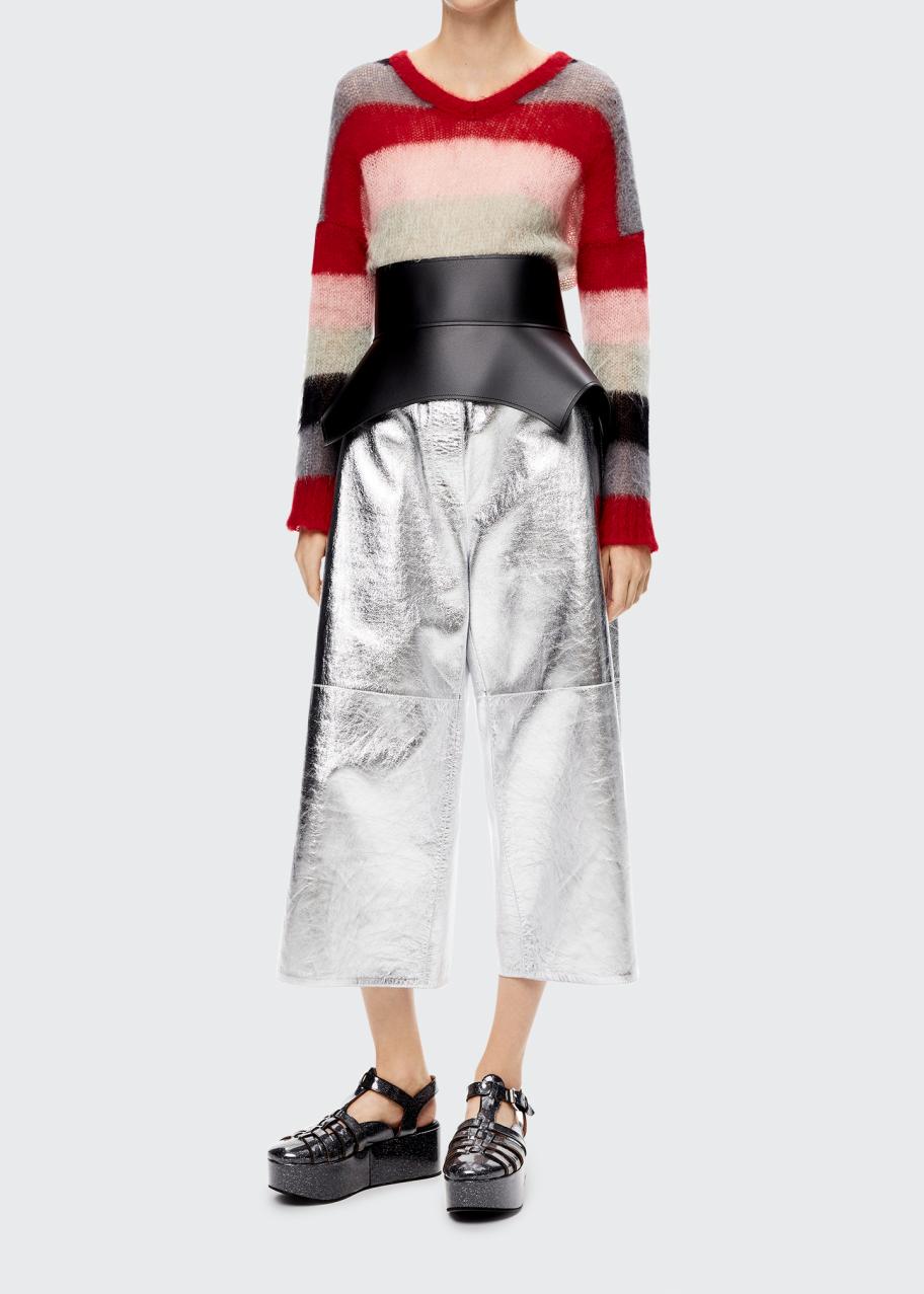 Loewe Obi Leather Corset Belt - Bergdorf Goodman display picture 1