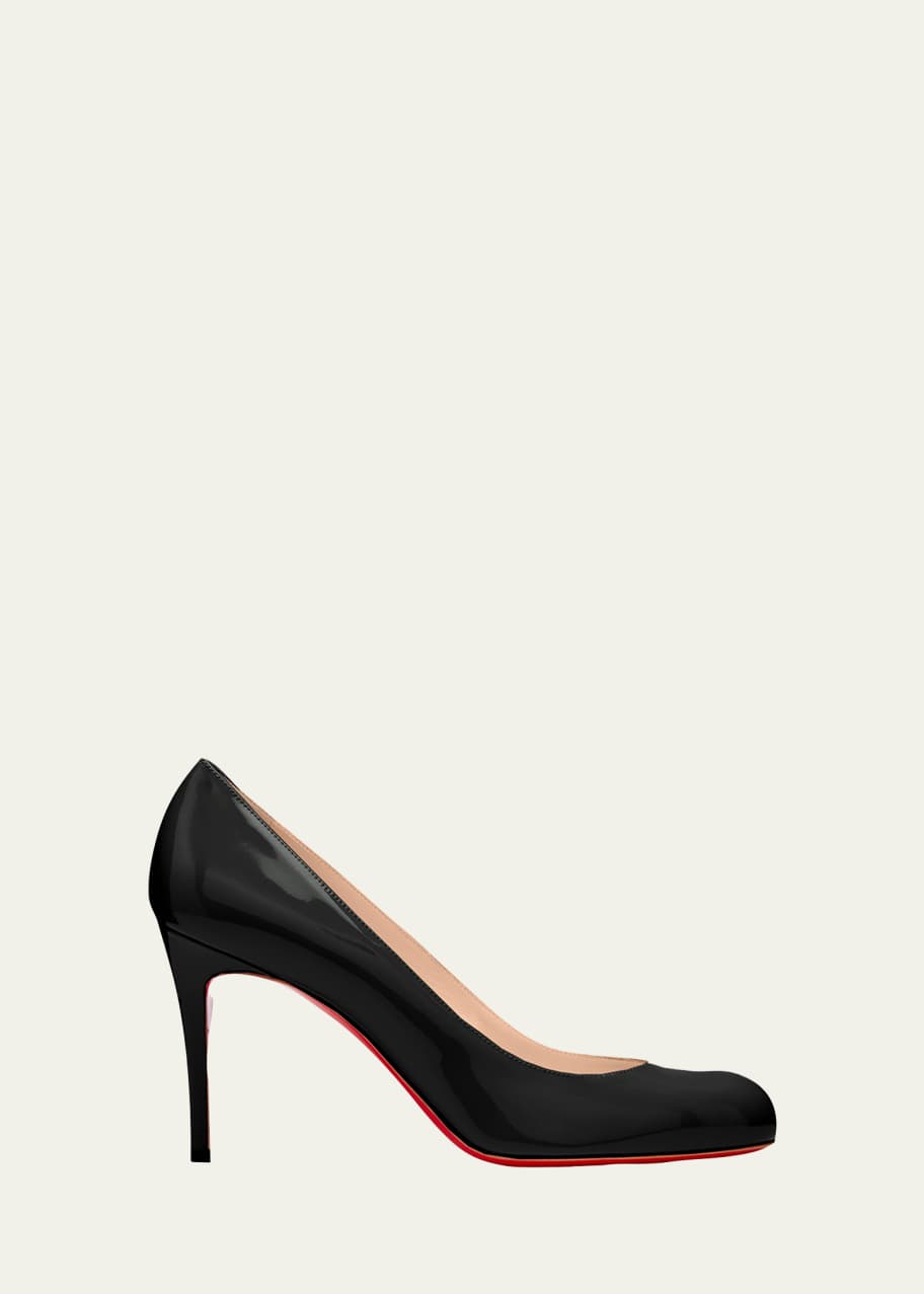 Christian Louboutin Simple Patent 85mm Red Sole Pump - Bergdorf Goodman