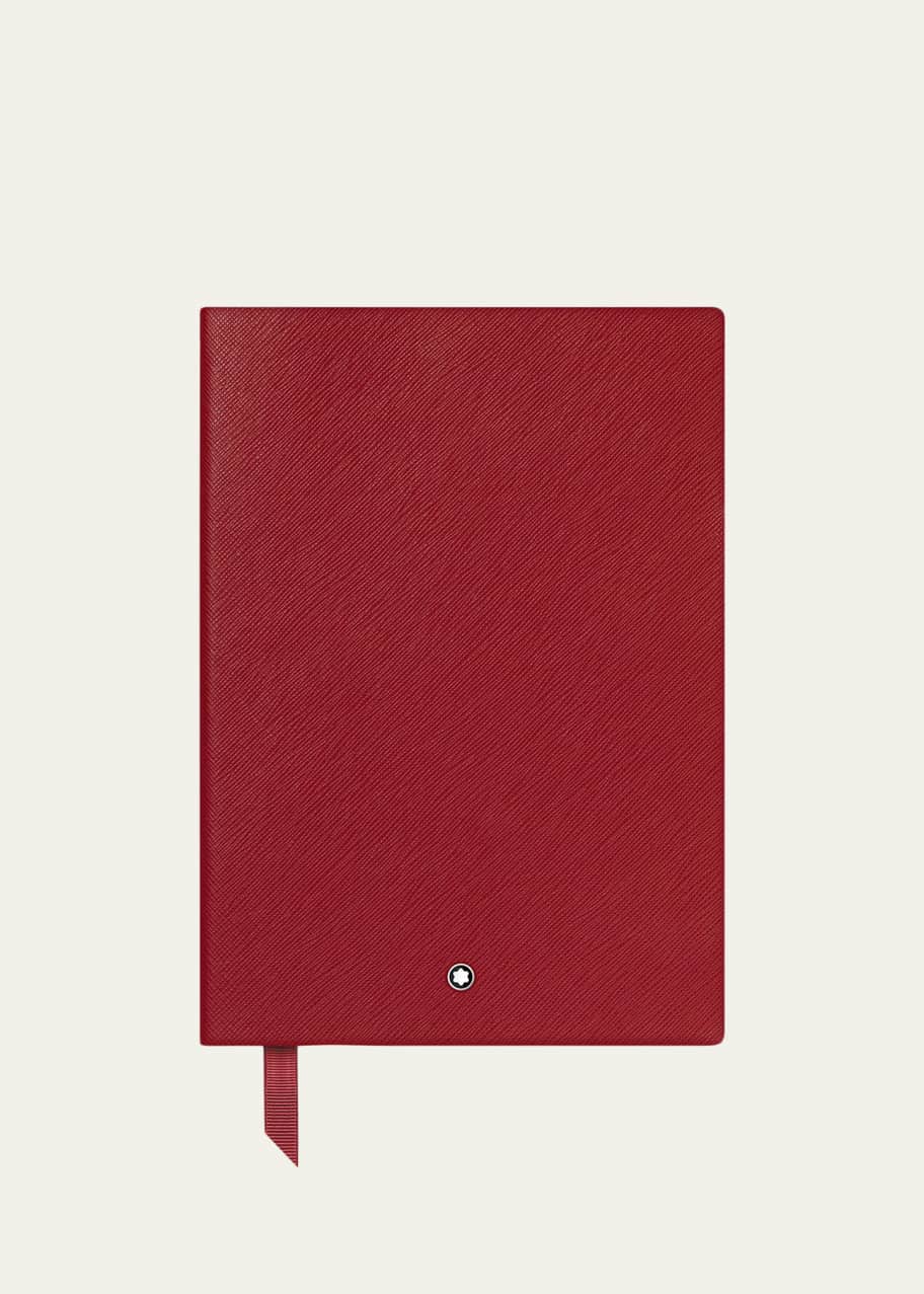 Image 1 of 1: Fine Stationary Leather Notebook #146, Red