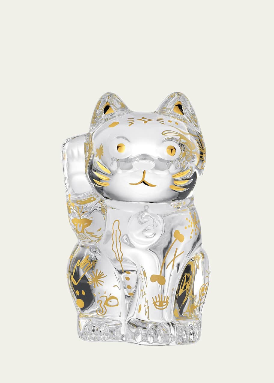 Baccarat Faunacrystopolis Cat Maneki Neko by Jaime Hayon