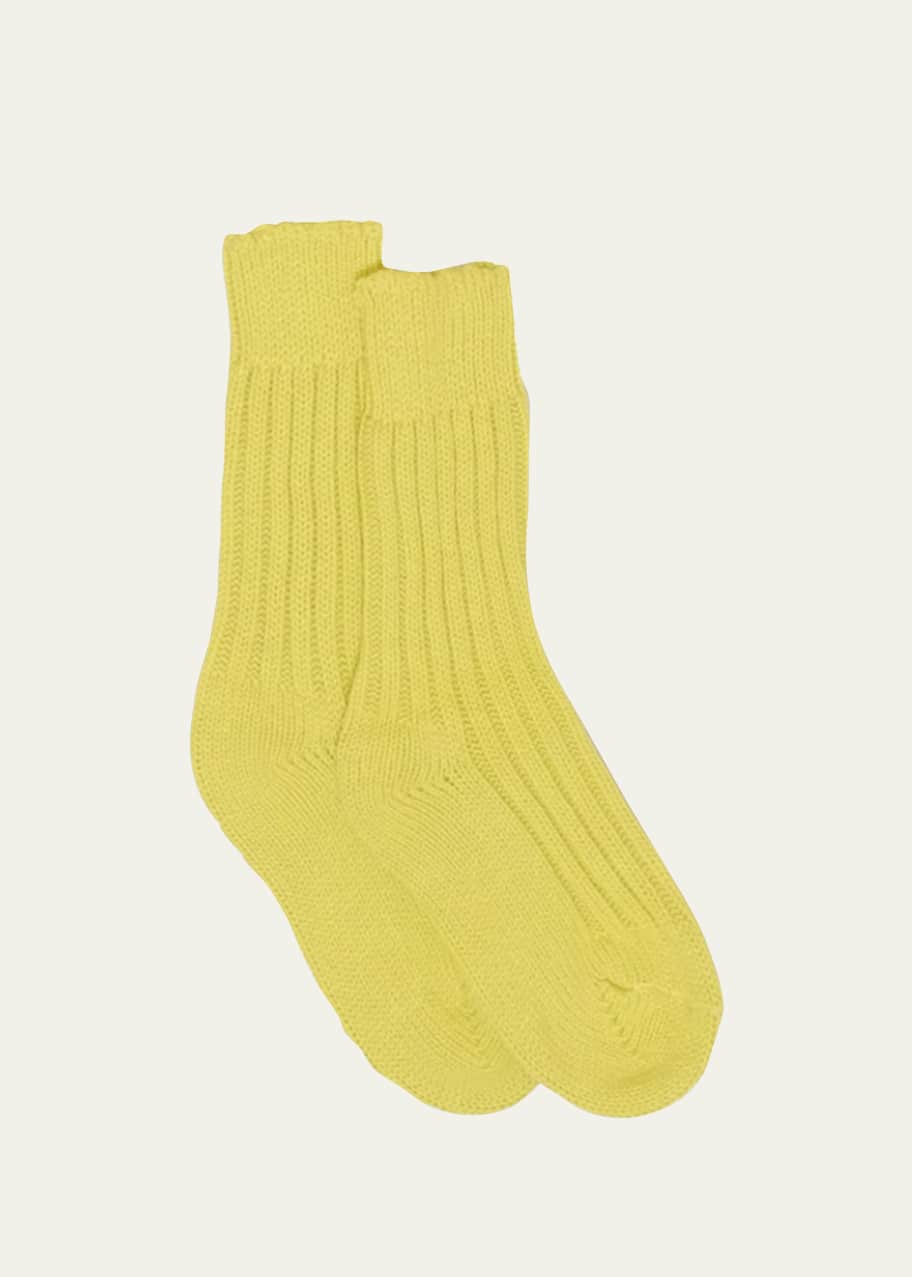 The Elder Statesman Men's Yosemite Cashmere Crew Socks