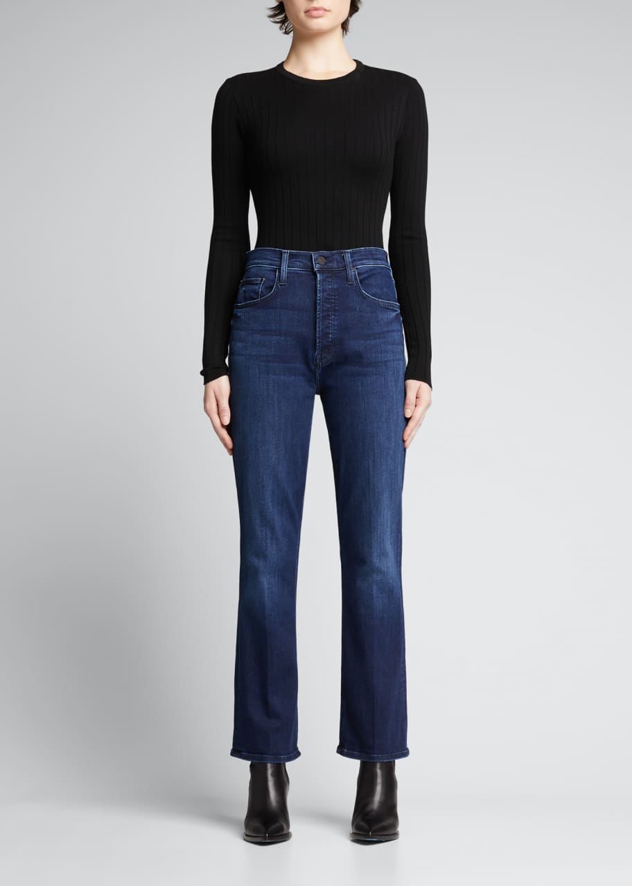 MOTHER The Tripper Ankle Boot-Cut Jeans - Bergdorf Goodman