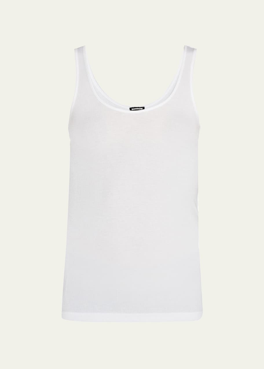 Monrow Basic Rib Tank - Bergdorf Goodman