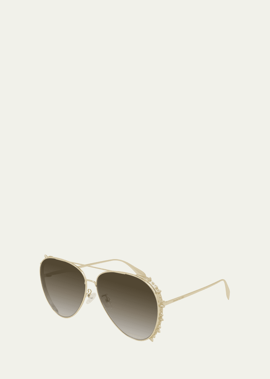 Aviators with studs top