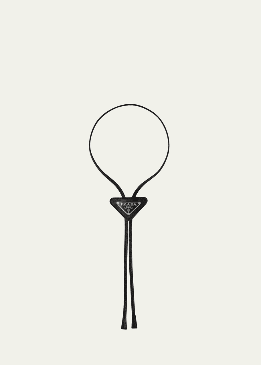 Image 1 of 1: Men's Saffiano Bolo Tie