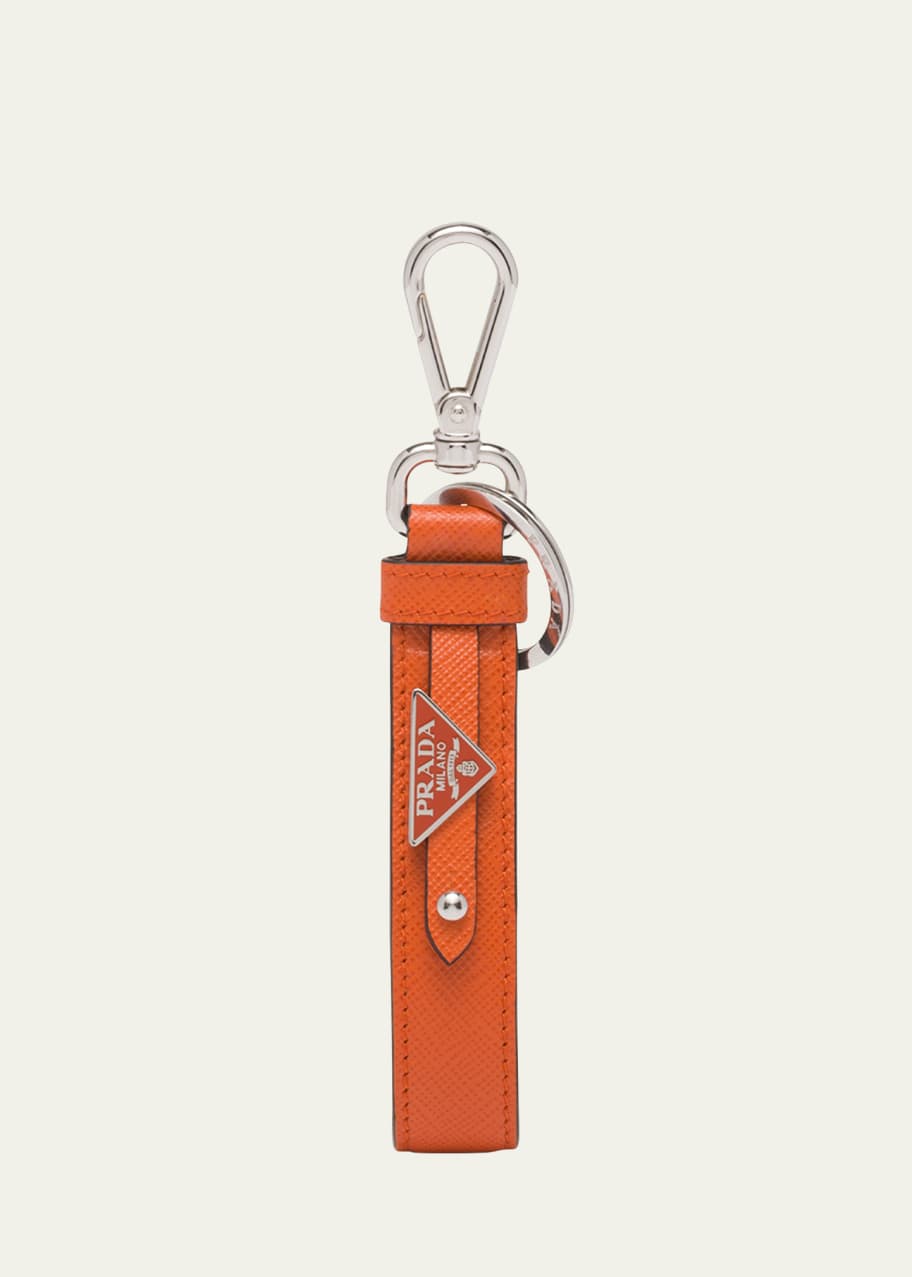 Prada Men's Saffiano Key Chain - Bergdorf Goodman