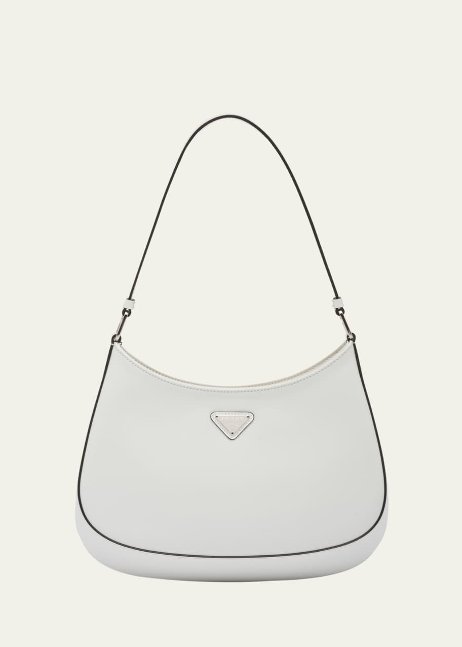 Image 1 of 1: Cleo Brushed Leather Hobo Bag