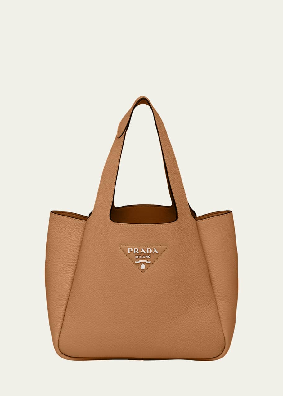 Dynamique Small Soft Daino Leather Shopper Bag