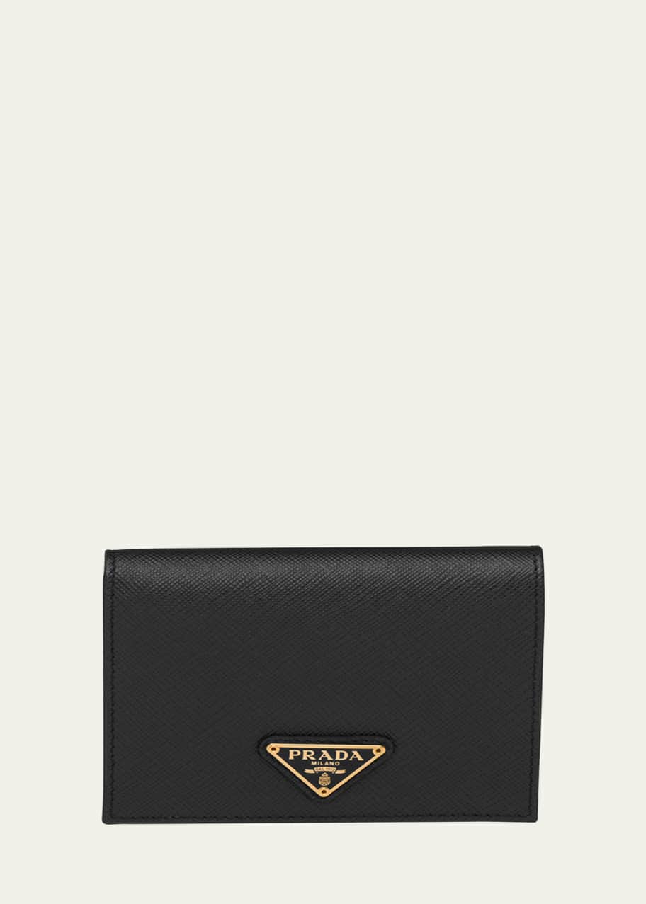 Prada saffiano store bifold wallet