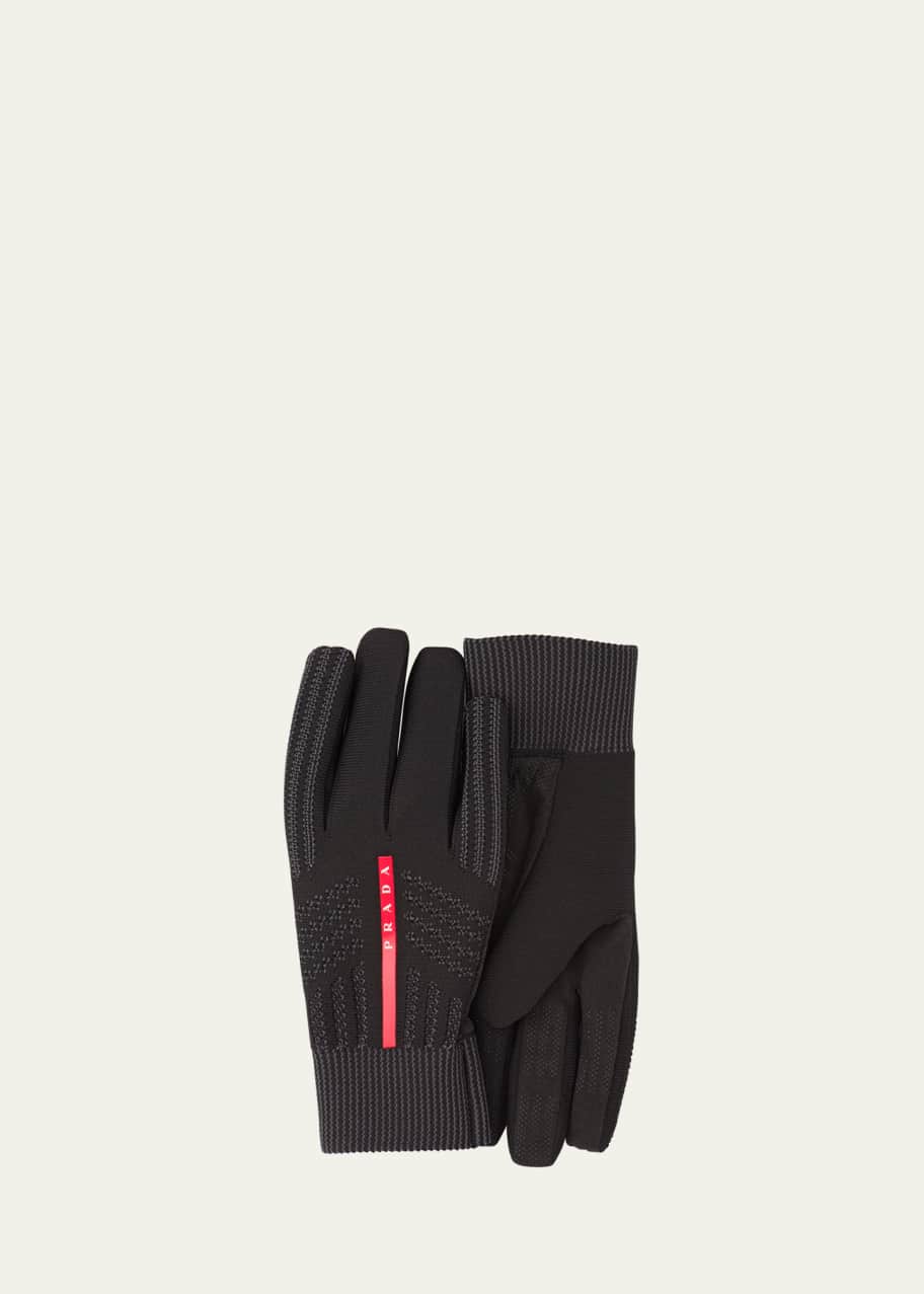 Prada gloves mens clearance