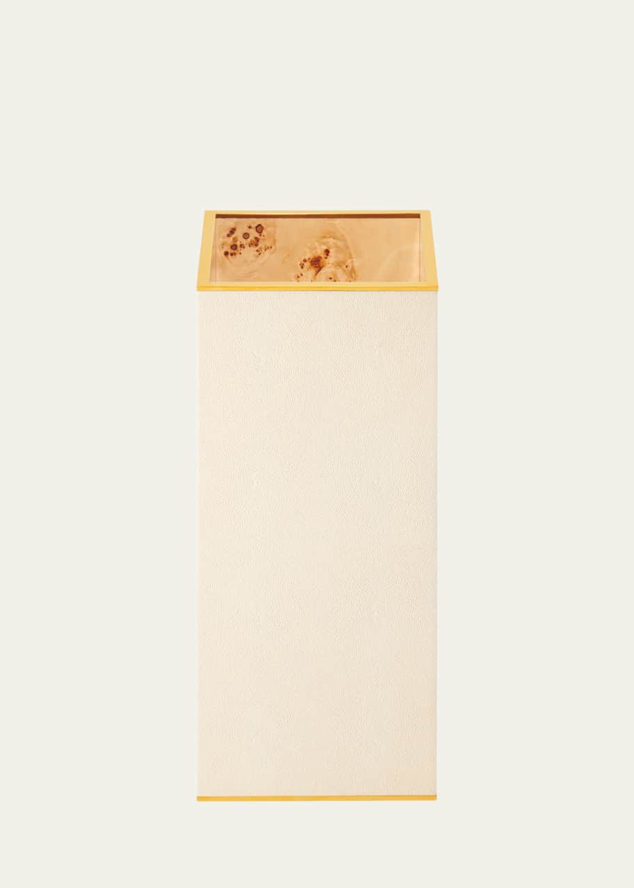 Image 1 of 1: Classic Faux Shagreen Umbrella Stand
