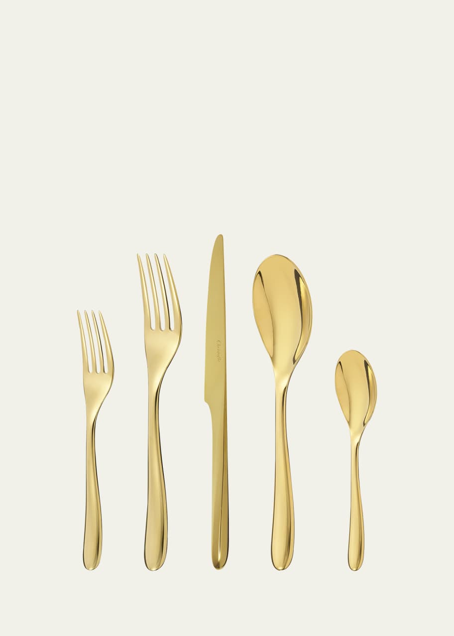 Christofle L'Ame de Christofle Golden 5-Piece Flatware Set