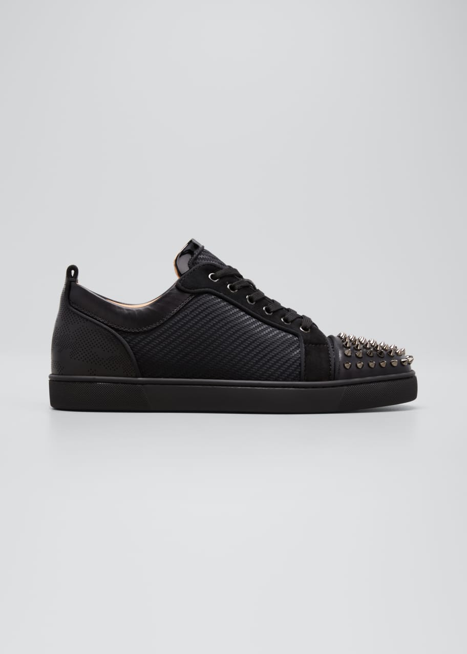 Christian Louboutin Men's Louis Junior Tonal Low-Top Sneakers - Bergdorf  Goodman