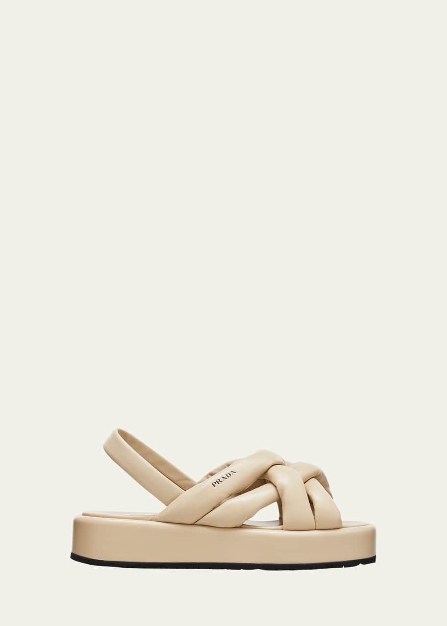 Prada hotsell flatform sandals