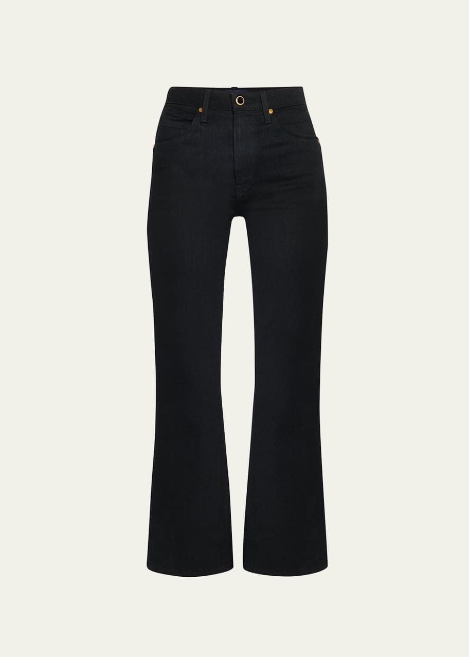 KHAITE Black Vivian Jeans