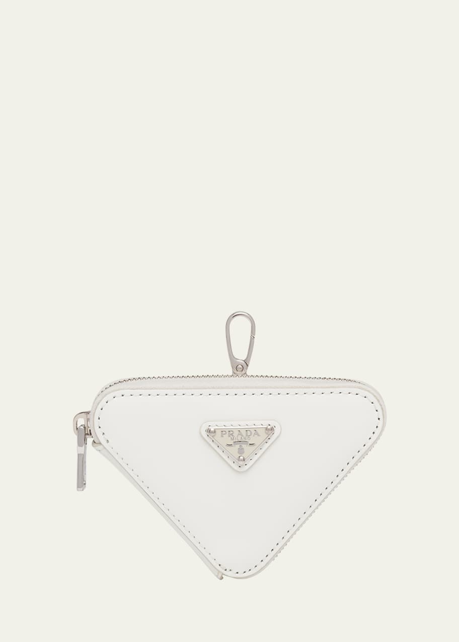 Prada Triangle Mini Pouch Charm Bag - Bergdorf Goodman