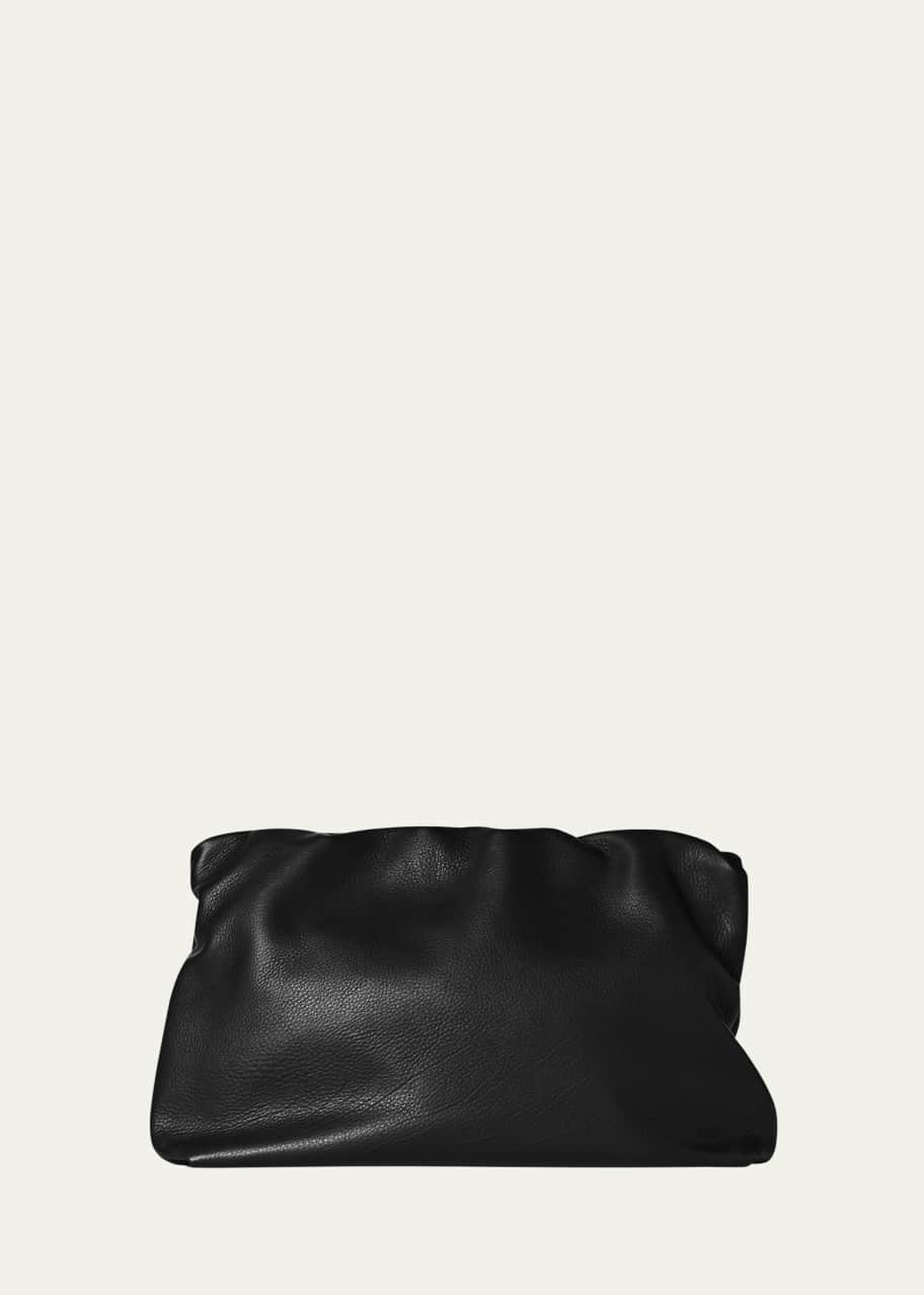 THE ROW Bourse Small Clutch in Small Grained Calfskin
