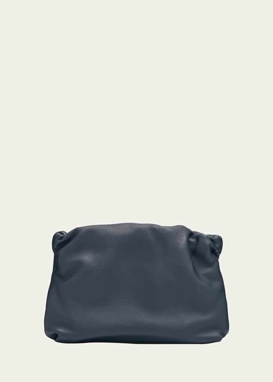 だ*ご様 The row BOURSE クラッチ THE ROW Bourse Small Clutch in Small Grained Calfskin - Bergdorf