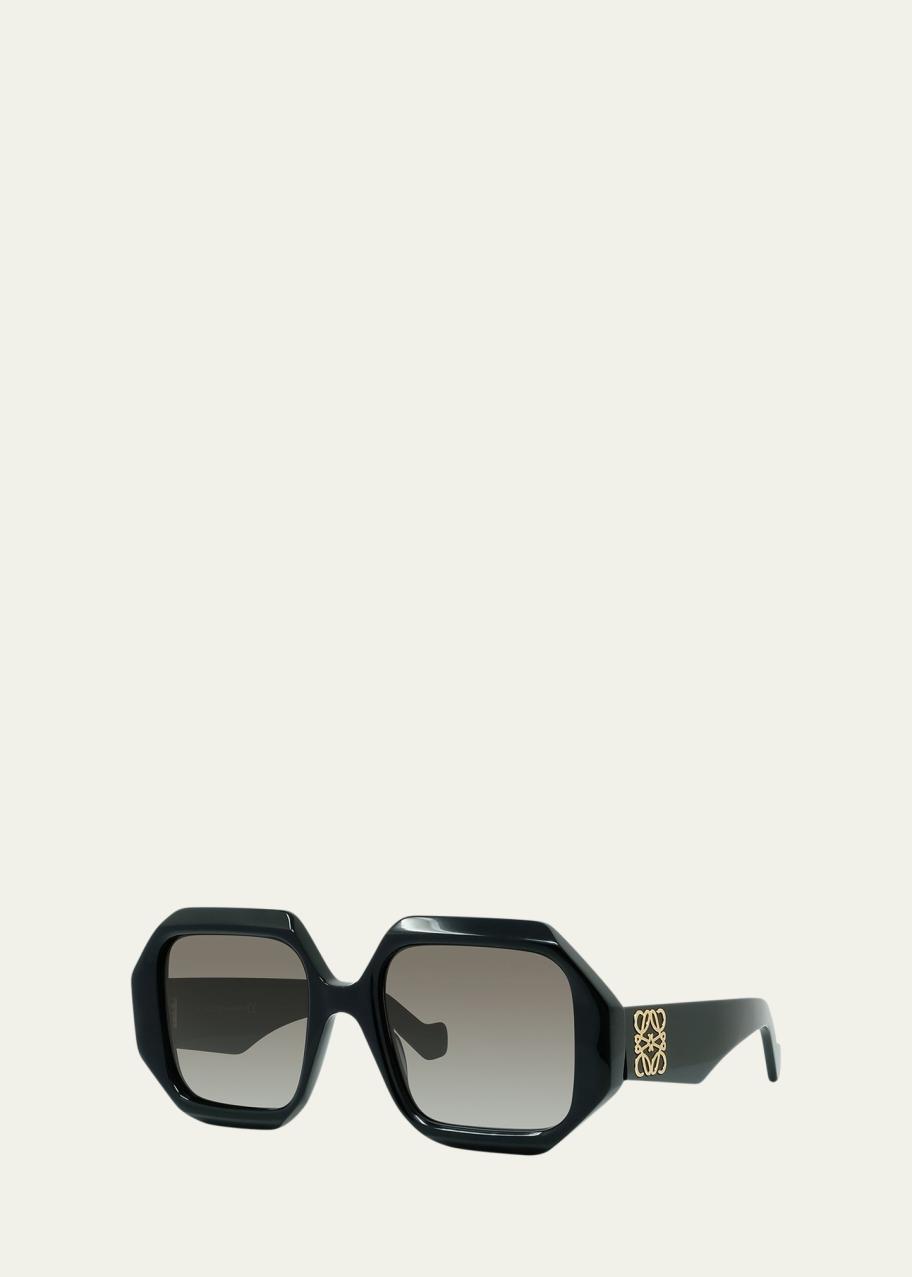 Loewe Geometric Acetate Sunglasses - Bergdorf Goodman