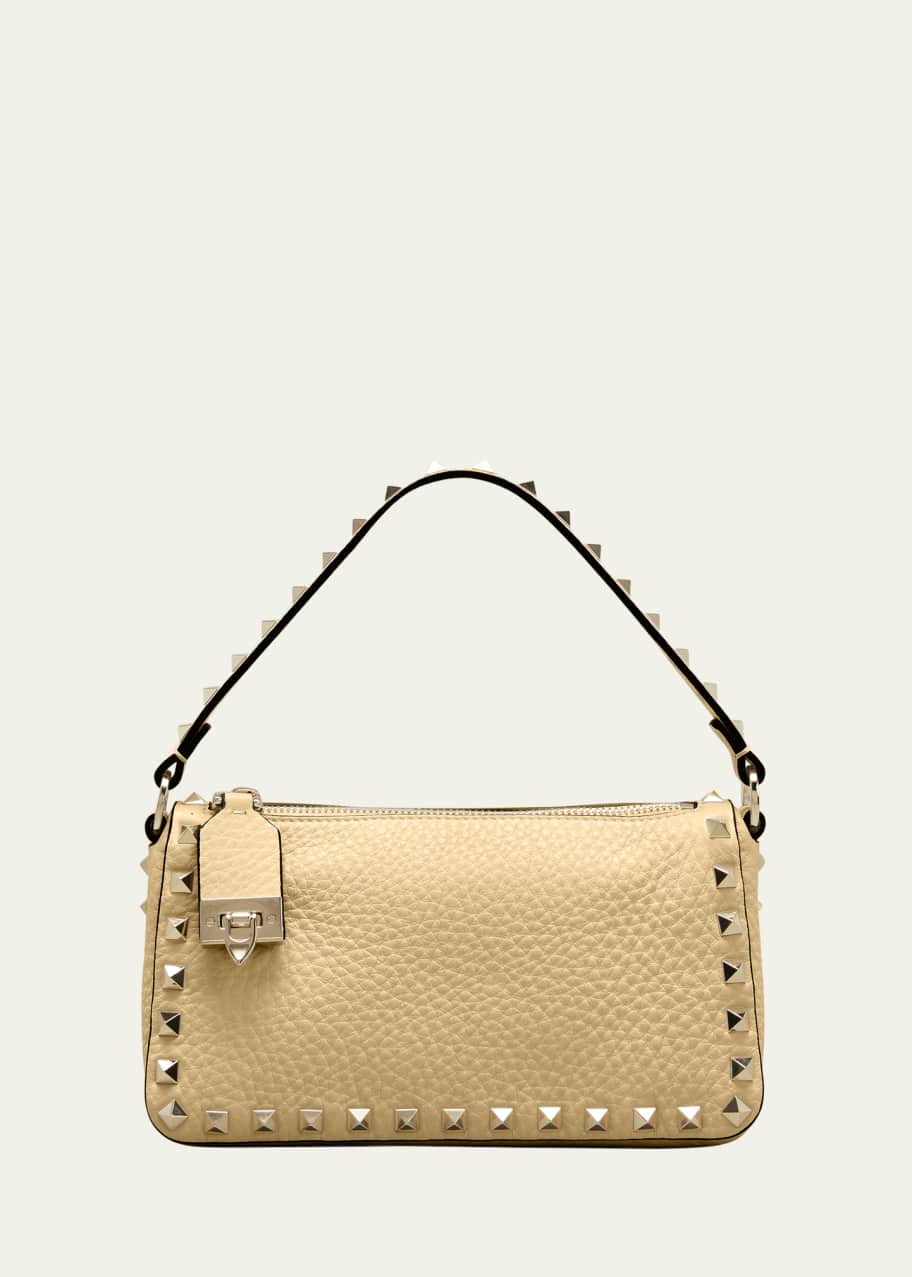 Image 1 of 1: Rockstud Calfksin Small Shoulder Bag