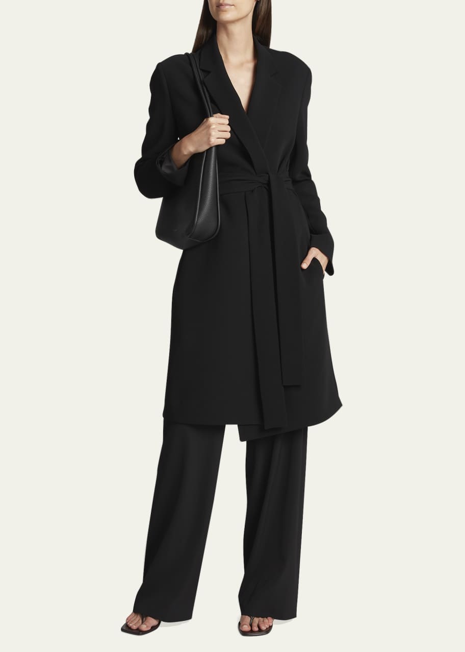 【国内発送】THE ROW コート Essentials Harri belted cady THE ROW Essentials Harri belted cady coat | NET-A-PORTER