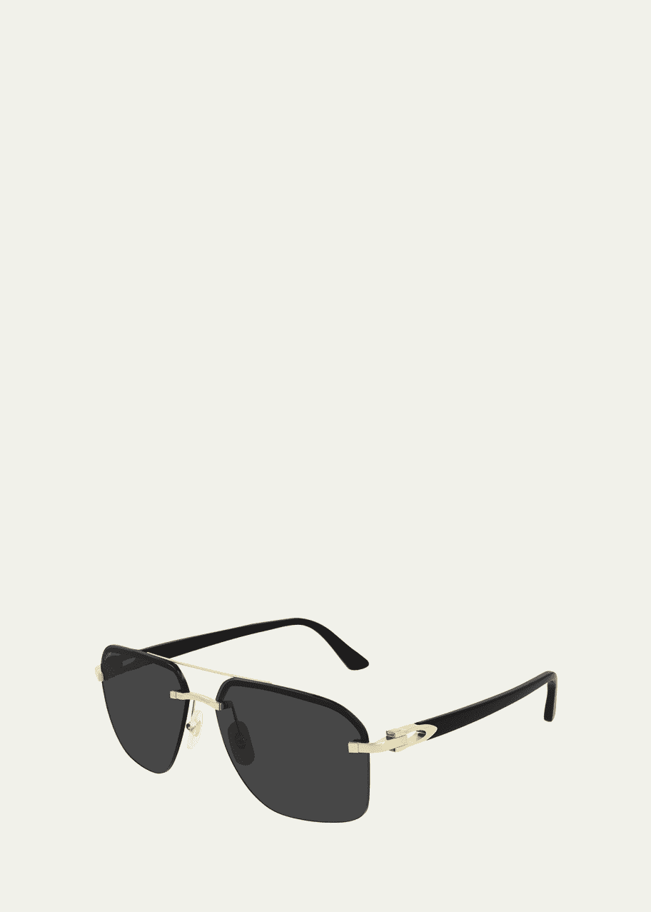 Cartier square rimless sales sunglasses