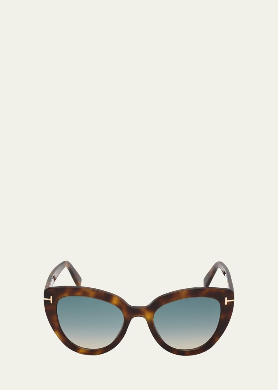 Image 1 of 1: Izzi Acetate Cat-Eye Sunglasses