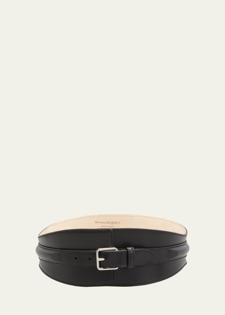 ベルト ALEXANDER MCQUEEN LEATHER BELT CORSET McQueen Leather Corset Belt - Bergdorf Goodman