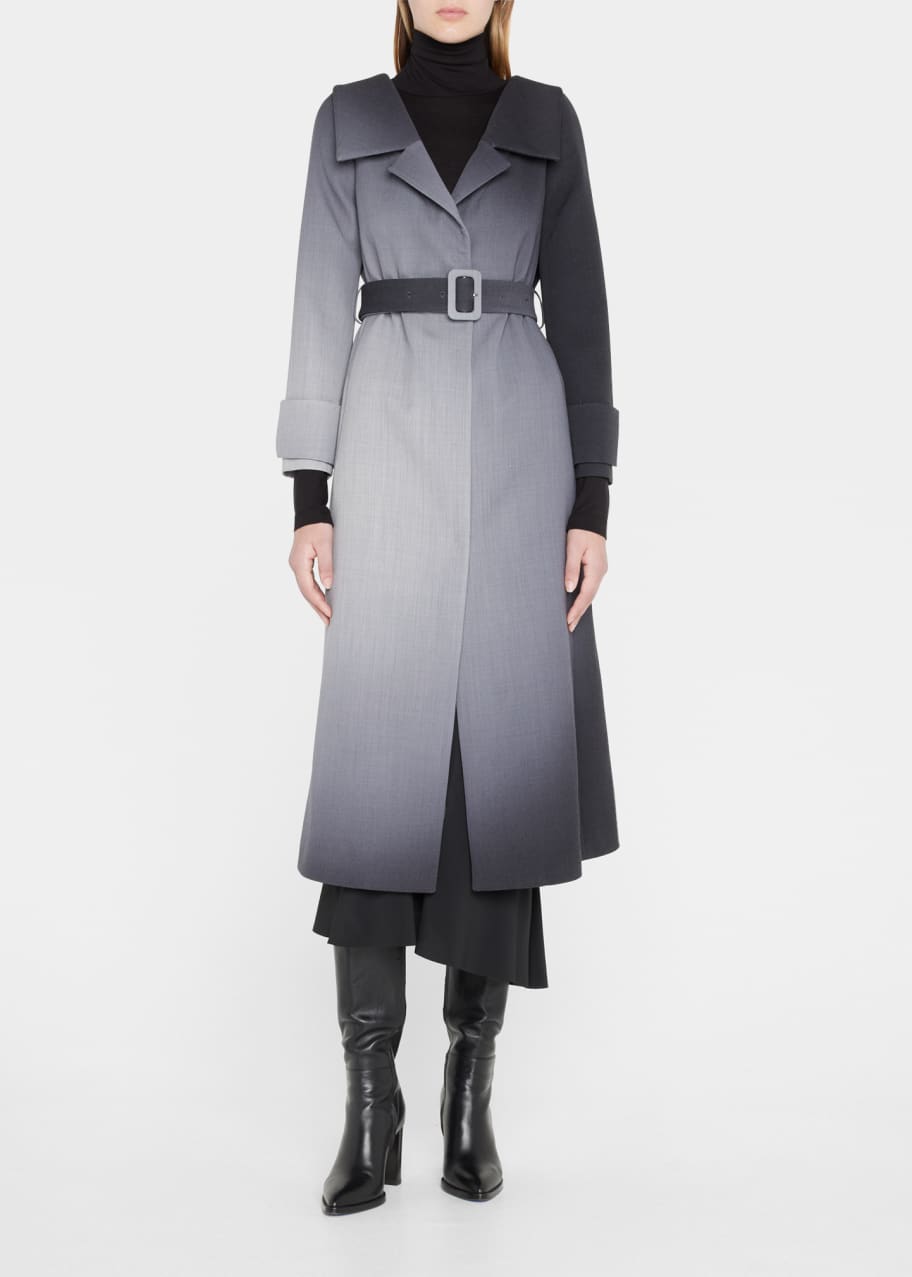 Fendi Spotlight Belted Wool Coat - Bergdorf Goodman