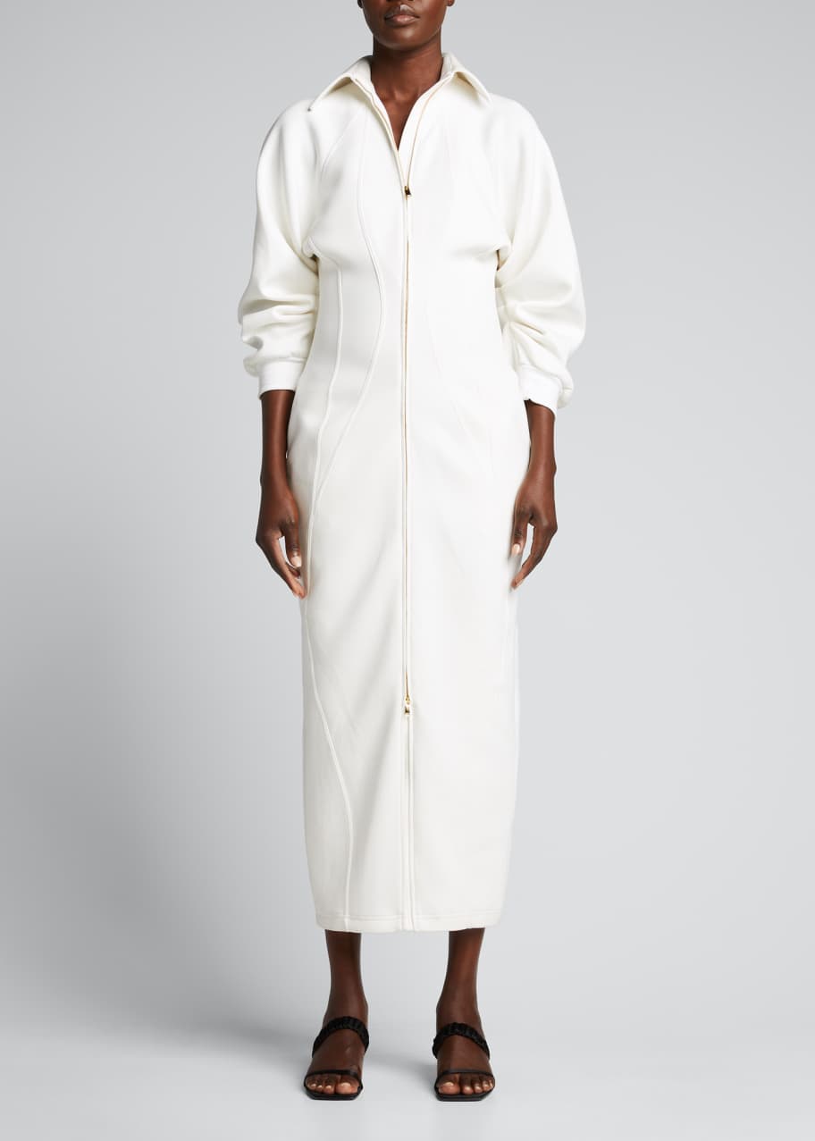 knee length dresses for ladies Evie Sleeveless Midi Dress | Brandon Maxwell