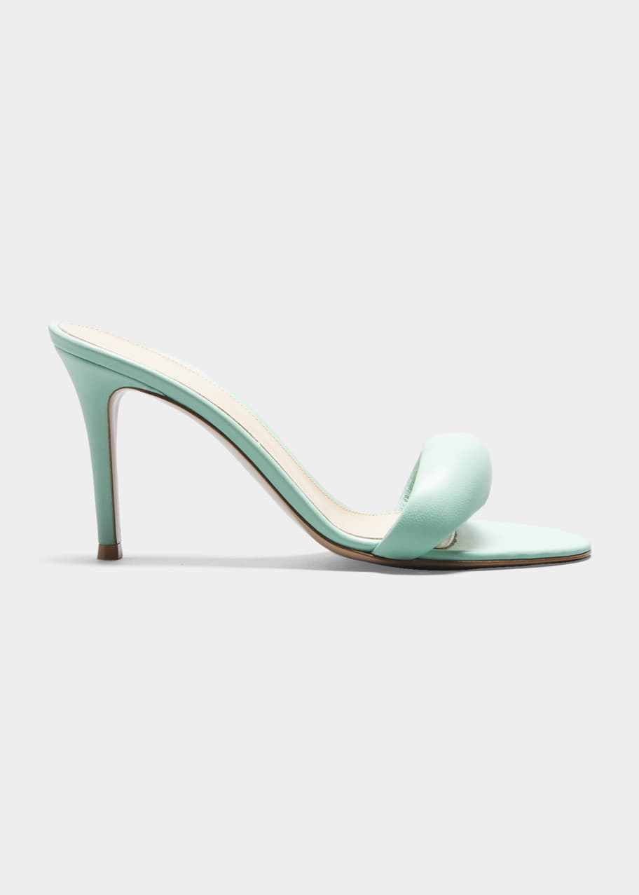 Image 1 of 1: Puffy Napa Mule Heel Sandals
