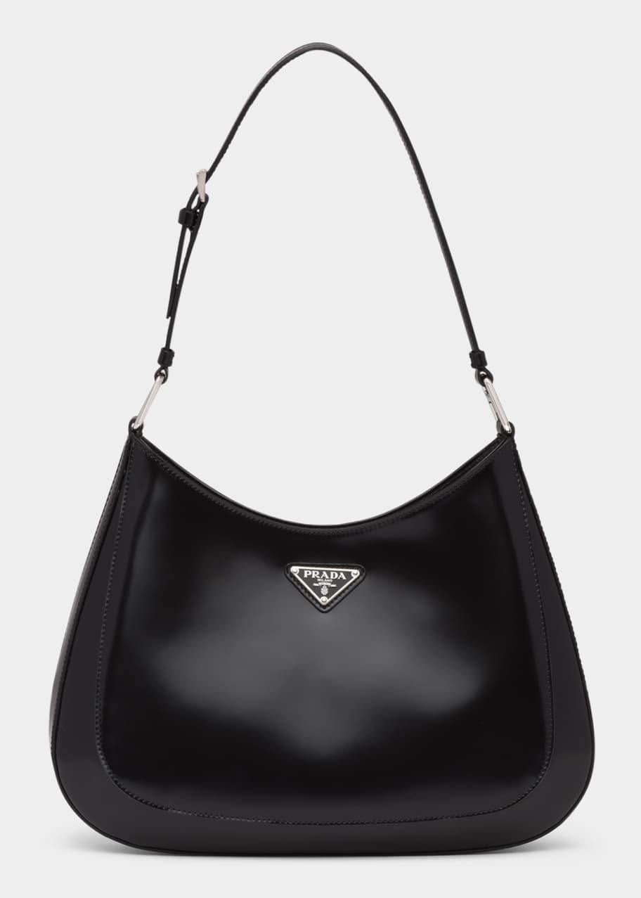 Prada Cleo Brushed Leather Large Shoulder Bag - Bergdorf Goodman