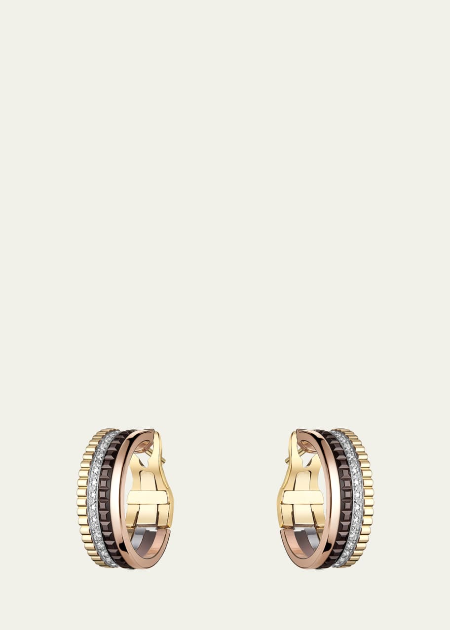 Image 1 of 1: Diamond Quatre Earrings