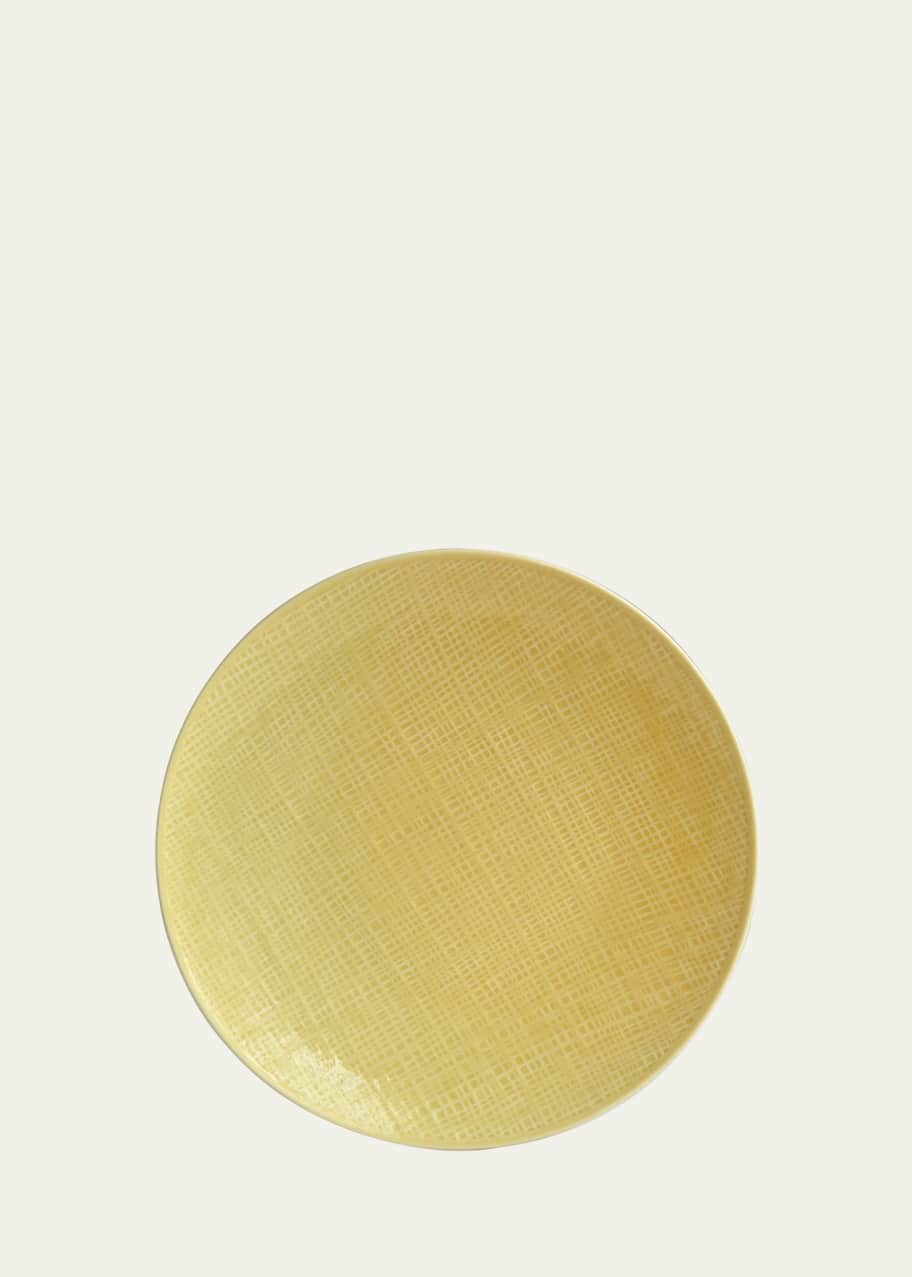 Image 1 of 1: Organza Yellow Coupe Dinner Plate