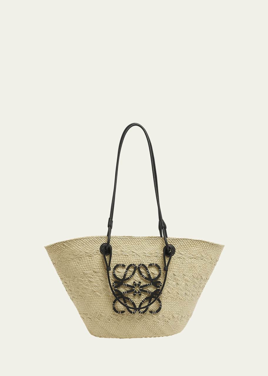 Loewe x Paula's Ibiza Anagram Basket Bag in Iraca Palm with