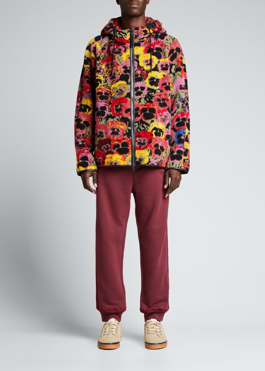 Loewe Men's Fleece Pansies Jacket - Bergdorf Goodman
