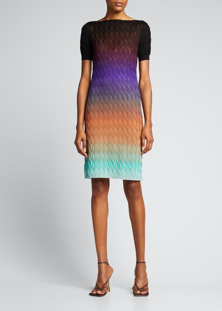Missoni Ombre Zigzag Knit Dress - Bergdorf Goodman