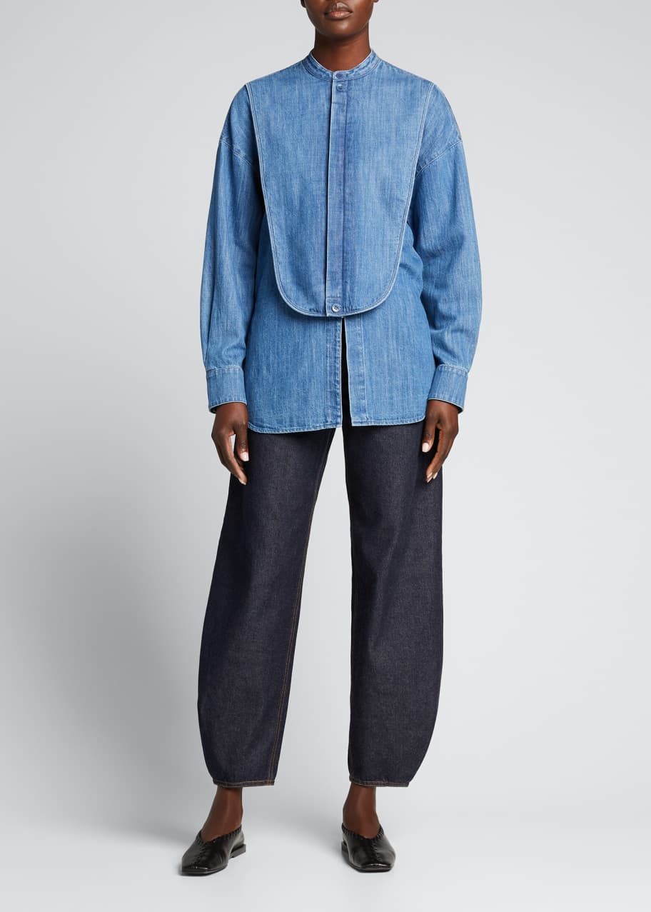 Denim cheap tuxedo shirt