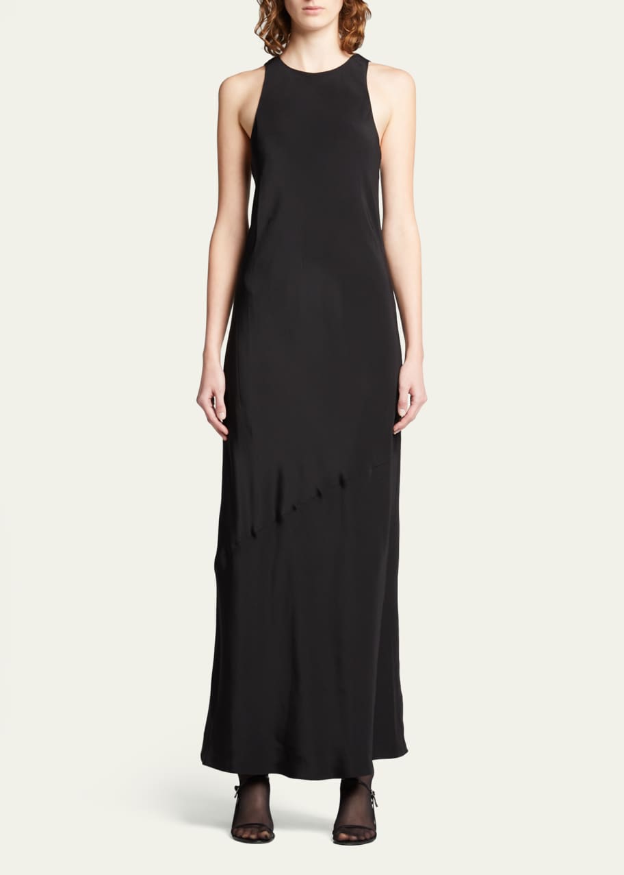 Tibi 4-Ply Silk Bias Slip Dress