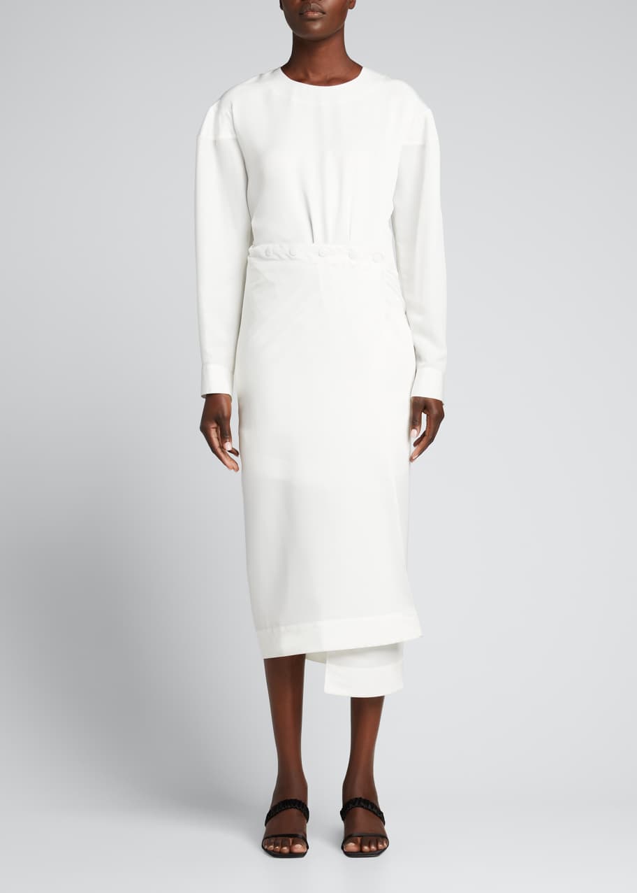 Tibi asymmetrical dress discount