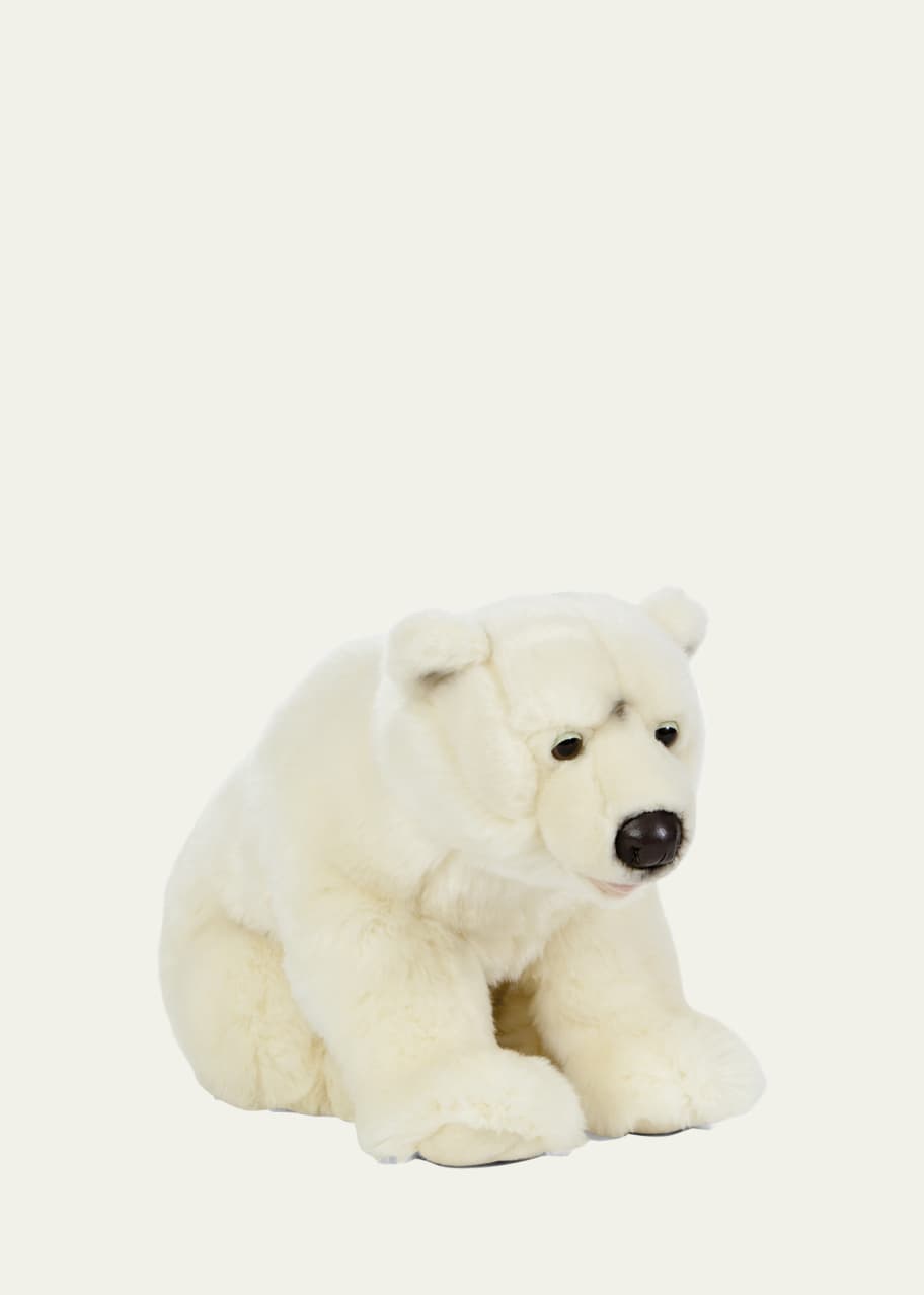 Large polar sale bear stuffed animal