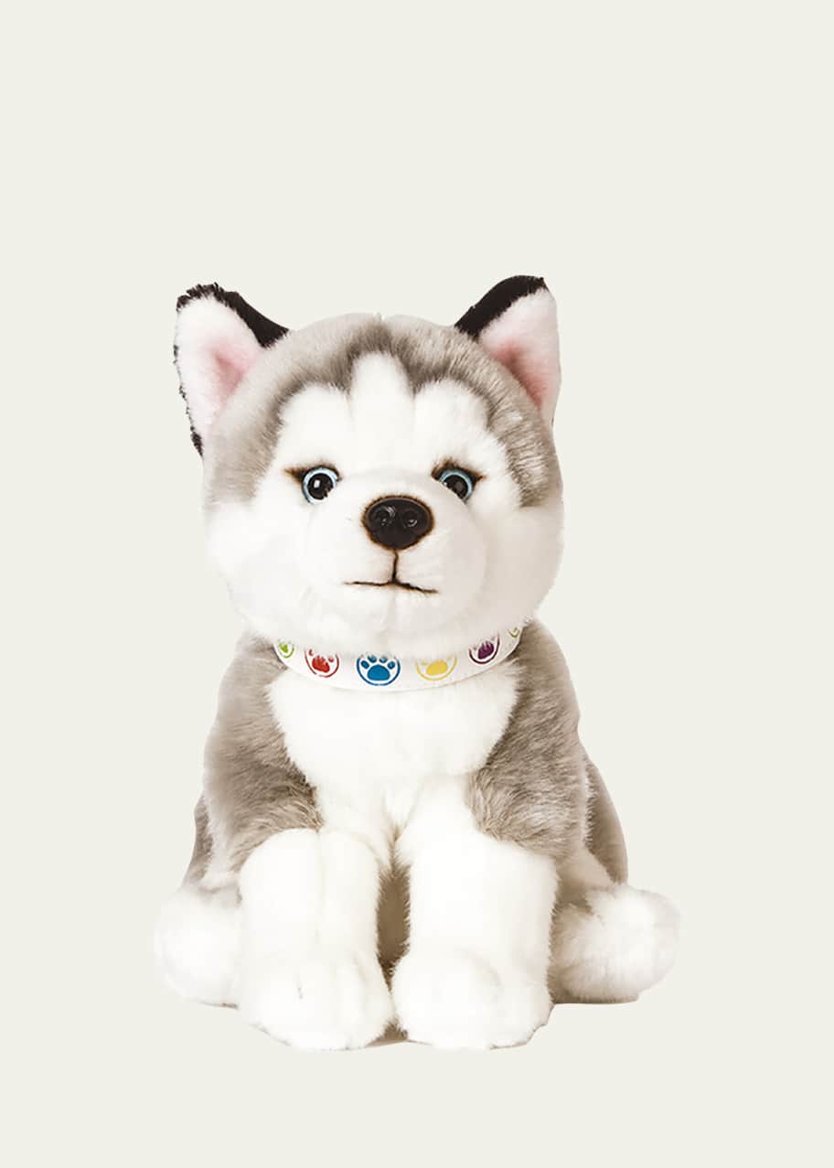Giant husky deals soft toy