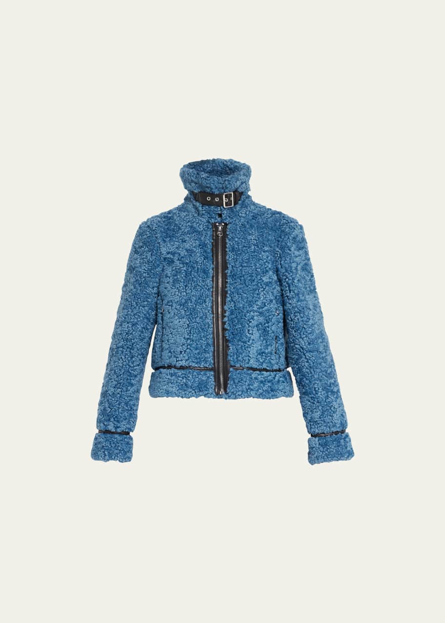 Stand Studio Audrey Teddy FauxFur Jacket Bergdorf Goodman