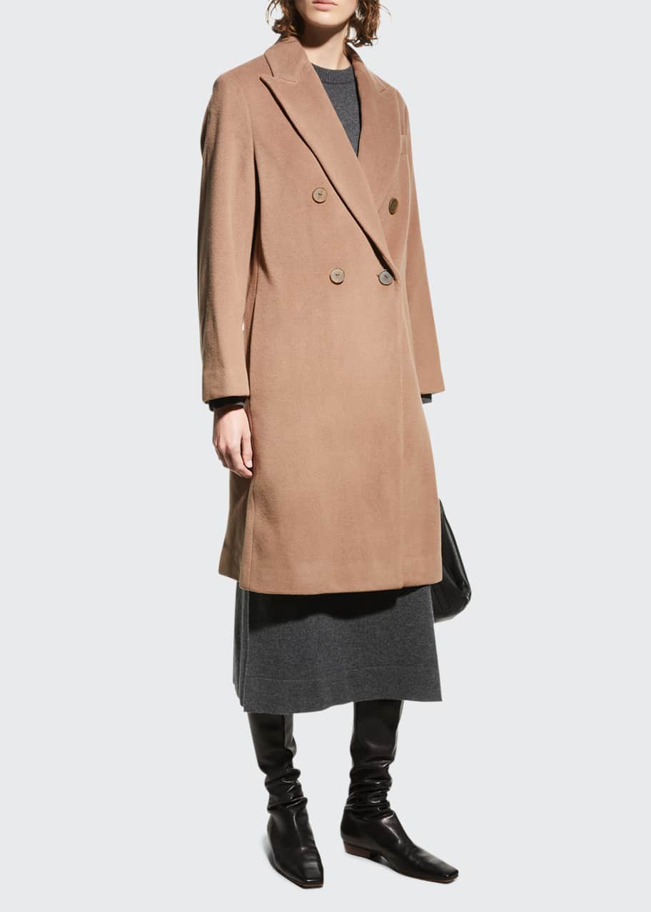 Vince Luxe Wool Double Breasted Car Coat Bergdorf Goodman