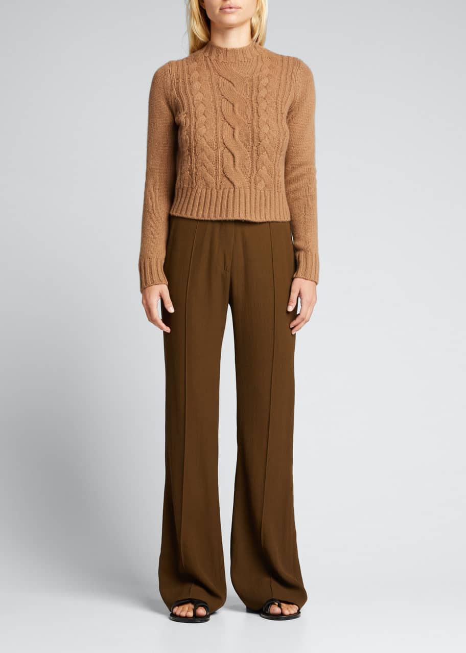 Vince shrunken shop cashmere pullover